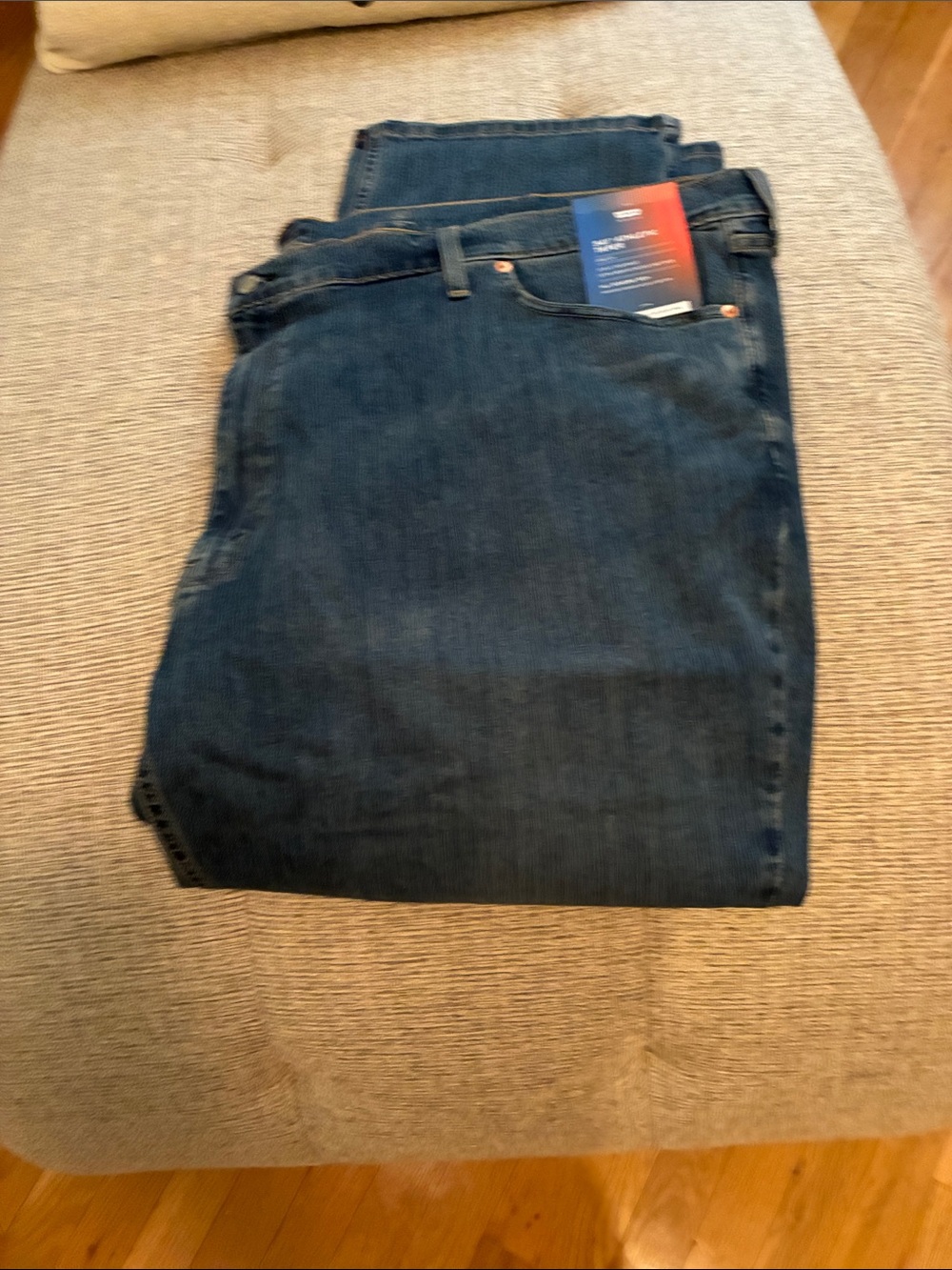 Relaxed Fit Men's Jeans in Dark Blue - Classic Everyday Style